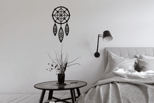 Spiritual Dream catcher metal wall art