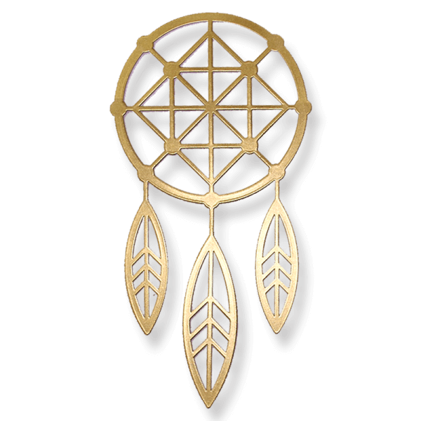 Spiritual Dream catcher metal wall art