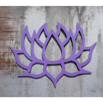 Lotus flower metal wall art