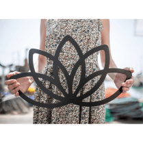 Lotus flower metal wall art