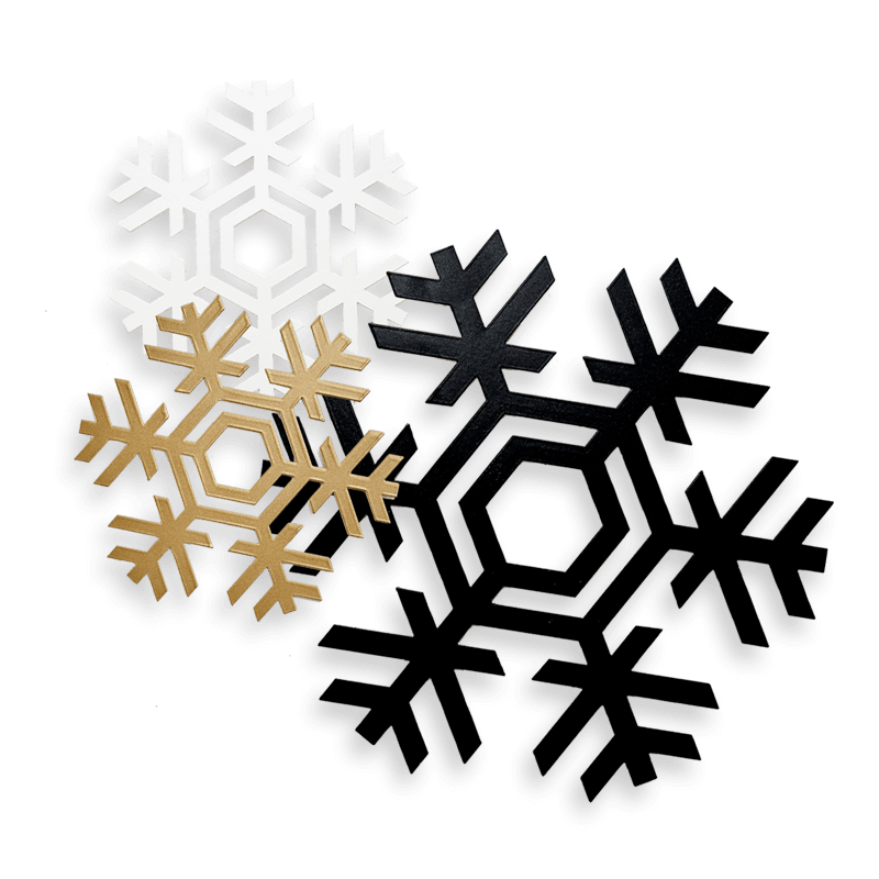 Snowflake Sequins Metal Print by Gustoimages/science Photo Library