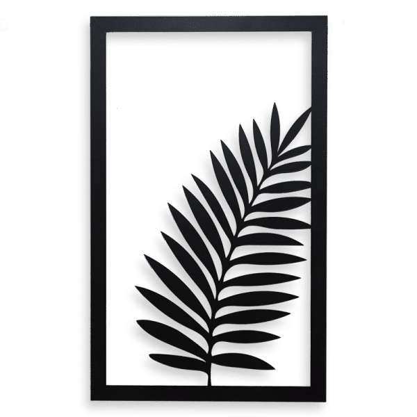 Plant metal wall art