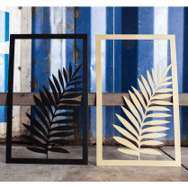 Plant metal wall art